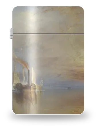 The Fighting Temeraire by J. M. W. Turner — art case for a lighter insert