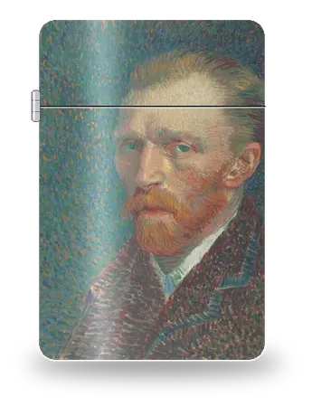 Autoritratto (1887) di Vincent van Gogh – cover d’arte per inserto di accendino