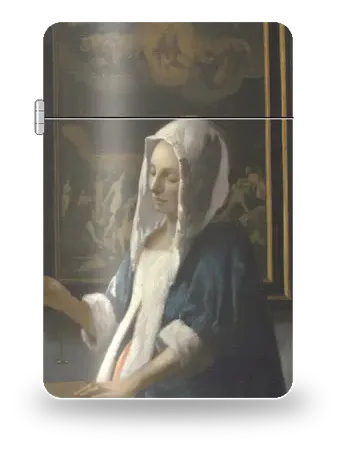 Die Goldwägerin von Jan Vermeer – Kunsthülle für einen Feuerzeugeinsatz