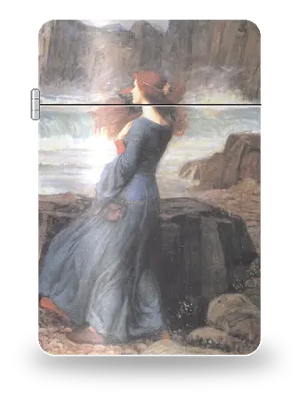 Miranda – La tempesta di John William Waterhouse – cover d’arte per inserto di accendino