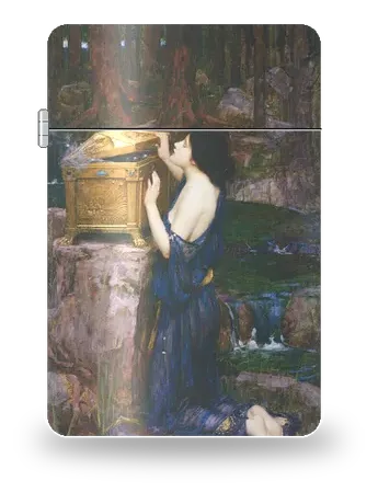 Pandora by John William Waterhouse — art case for a lighter insert